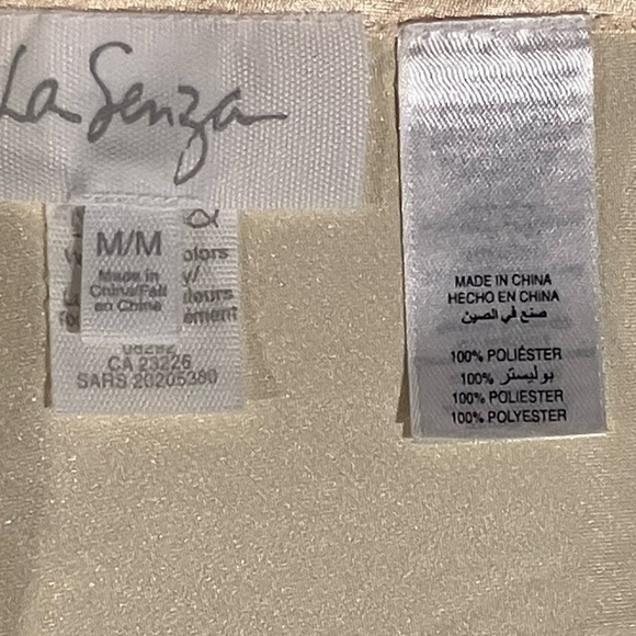 *🧡3/20$* La Senza| Vintage Light Yellow Silk Short Nightgown - Picture 3 of 3